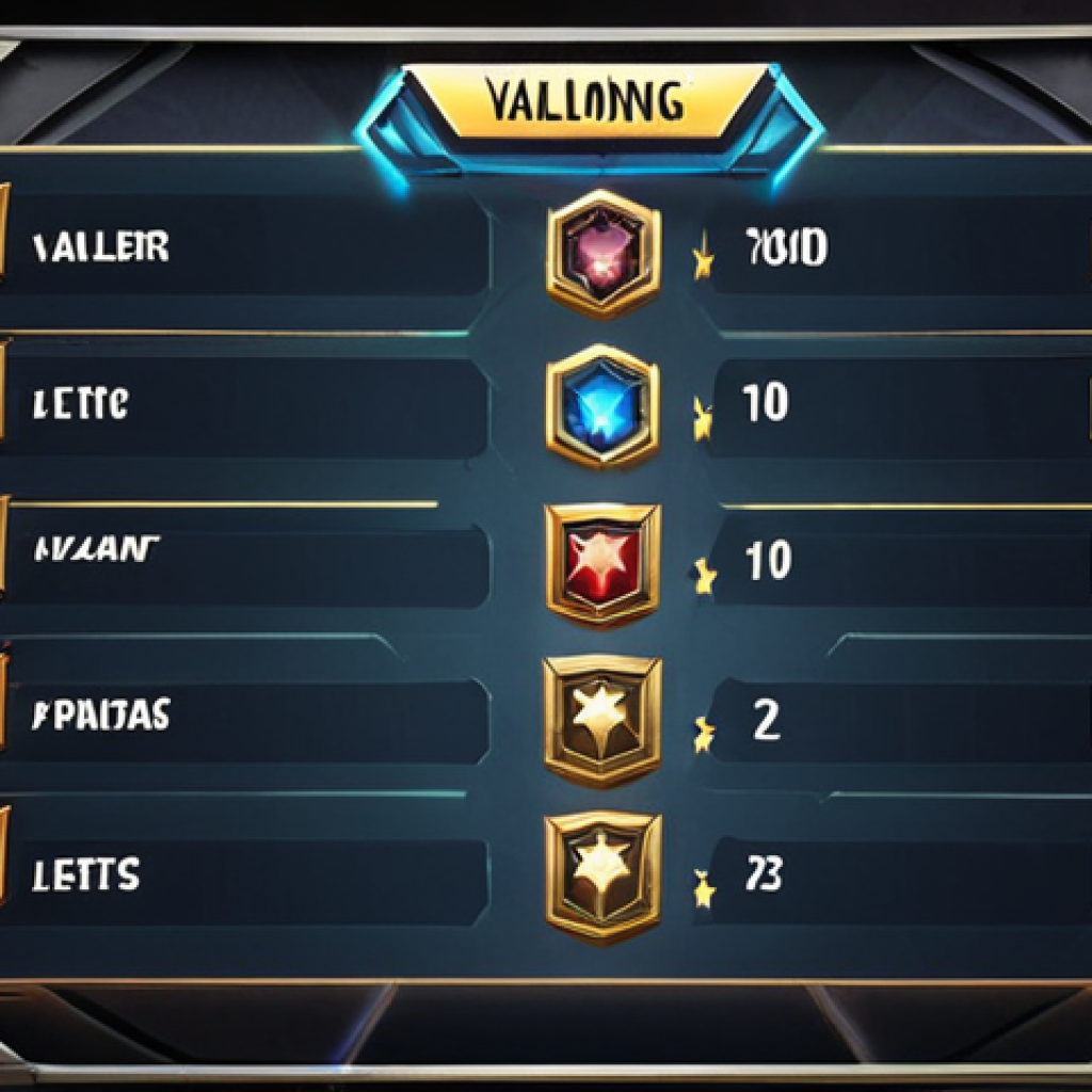 **

A player triumphantly ranking up in Valorant. Composition should be in a gaming setup, the player's face lit by the screen, showcasing the moment the rank badge transitions to a higher tier (e.g., Silver to Gold). Background could be a stylized Valorant map element. The overall vibe is excitement and accomplishment, emphasizing the positive reinforcement of the ranking system.

**