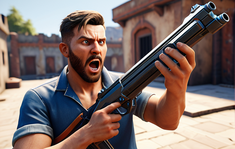 **
A player holding the new Valorant weapon, looking surprised. Focus on the weapon's unique design and the player's confused expression. Background: A Valorant in-game environment. Keywords: Valorant, new weapon, surprise, confusion, gamer.
**