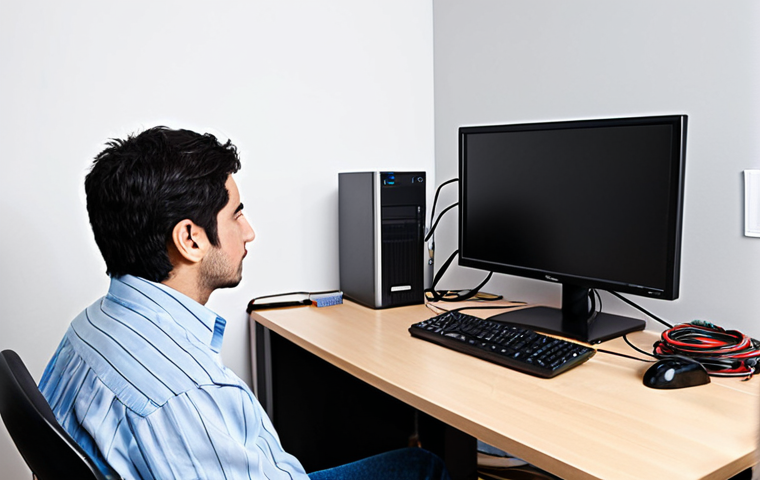 Network Troubleshooting**
"A person sitting at a desk, troubleshooting a computer network. The scene includes a computer screen displaying network diagnostic tools, Ethernet cables, and a Wi-Fi router. The person is wearing casual but appropriate attire, fully clothed. The setting is a home office environment. safe for work, professional, correct proportions, perfect anatomy, well-formed hands, natural pose, appropriate content."
**