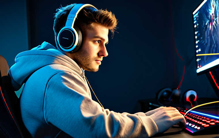** A determined Valorant player, headphones on, fully focused on the screen during a ranked match. The setting is a modern gaming room with RGB lighting. The player is wearing a comfortable, but presentable hoodie. "Perfect anatomy", "correct proportions", "natural pose", well-lit, safe for work, appropriate content, fully clothed, professional gaming atmosphere, family-friendly.
**