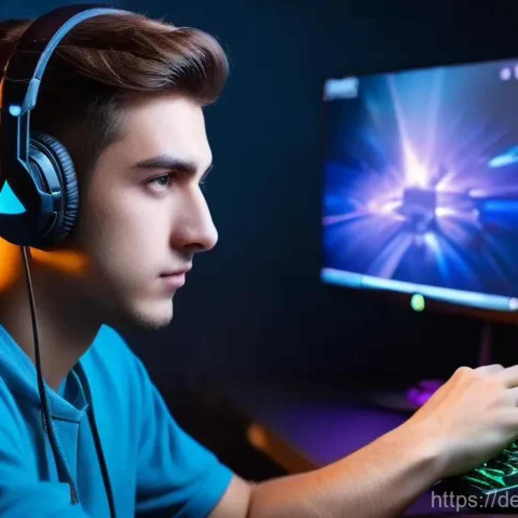 발로란트 추천 마우스 패드 - **Prompt for image generation:** A highly focused, determined esports gamer, male or female, mid-act...