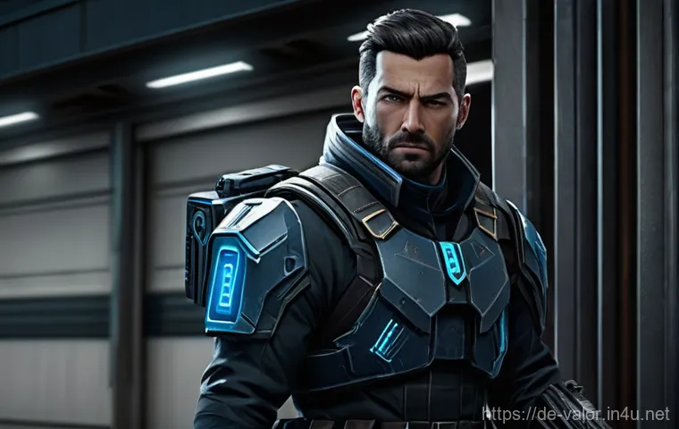 발로란트 체임버 공략법 - **Chamber: Tour de Force Precision** A close-up, intense shot of Valorant agent Chamber, having ...