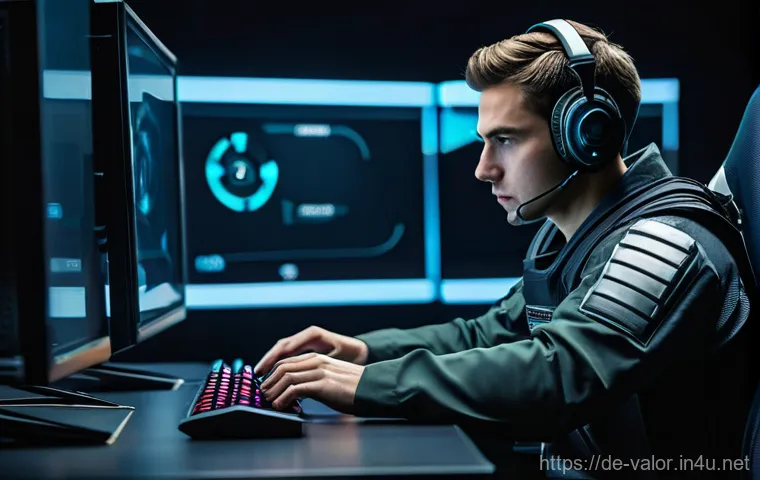 발로란트 개인 랭킹 올리는 법 - **Prompt: Reflective Valorant Player Analyzing Gameplay** "A Valorant player, gender-neutral, we...