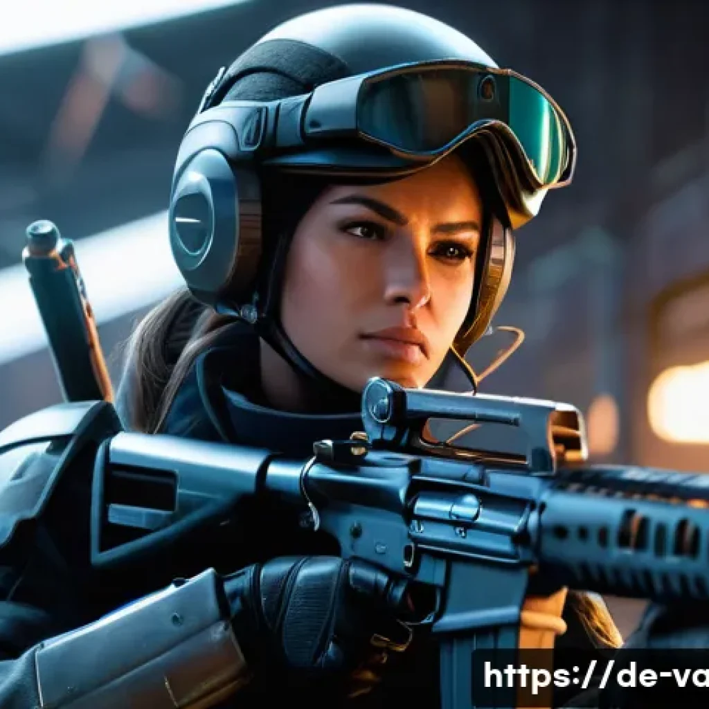 발로란트 총기별 리뷰 콘텐츠 - **Valorant Agent's Strategic Choice: Vandal vs. Phantom** A highly detailed, realistic illustrat...