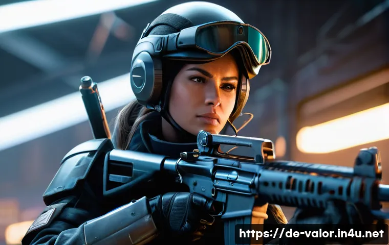 발로란트 총기별 리뷰 콘텐츠 - **Valorant Agent's Strategic Choice: Vandal vs. Phantom** A highly detailed, realistic illustrat...