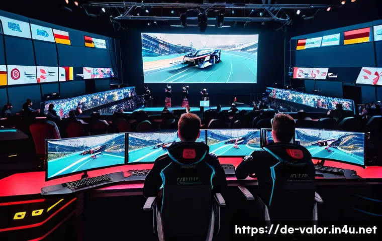 발로란트 세계 챔피언십 결과 - A dynamic esports tournament scene showcasing a German Valorant team in intense mid-match action ins...