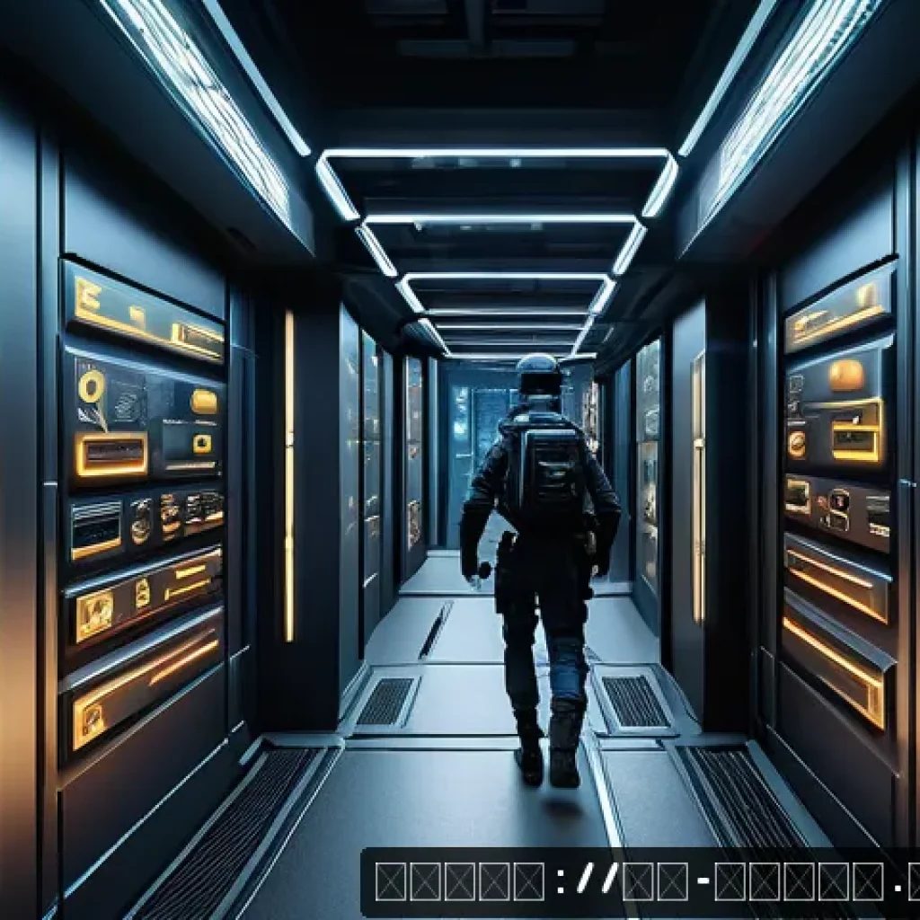 발로란트 새로운 맵의 분석 - A futuristic urban Valorant map featuring complex, narrow, and winding corridors with layered vertic...