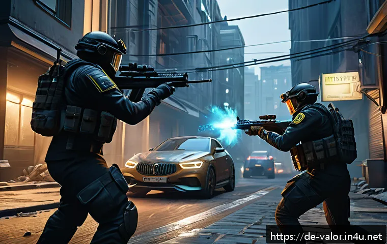발로란트 스킬 쿨다운 타이머 - A dynamic Valorant gameplay scene focusing on a skilled agent timing their abilities perfectly durin...