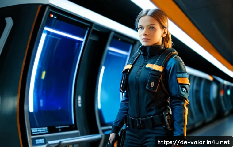 발로란트 캐릭터 상세 설명 - Photorealistic tactical game character profile scene, confident young European female agent in pract...