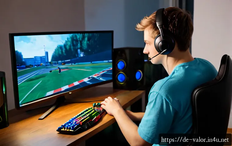발로란트 신규 유저 콘텐츠 - Photorealistic young German adult beginner gamer seated at a tidy desk in a modern Berlin apartment,...