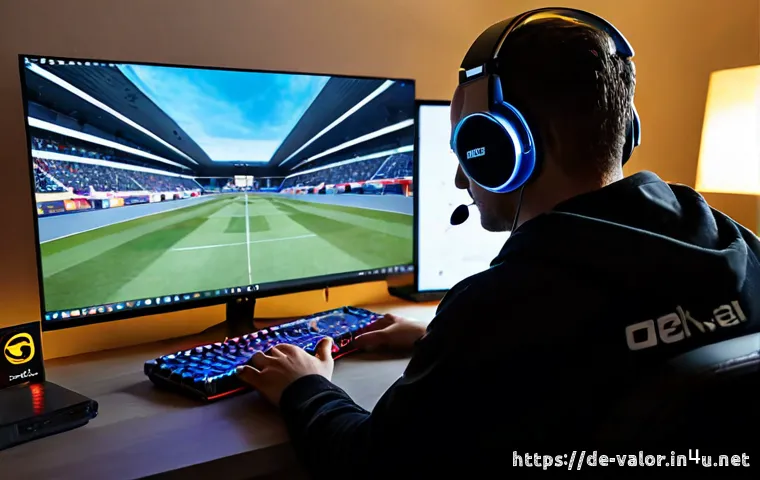발로란트 유저 피드백 반영 콘텐츠 - Photorealistic German esports gamer in a modern Berlin apartment, wearing a headset at a clean deskt...